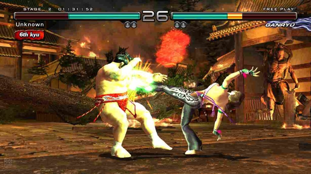 تحميل لعبة Tekken 5 للكمبيوتر من ميديا فاير بحجم صغير