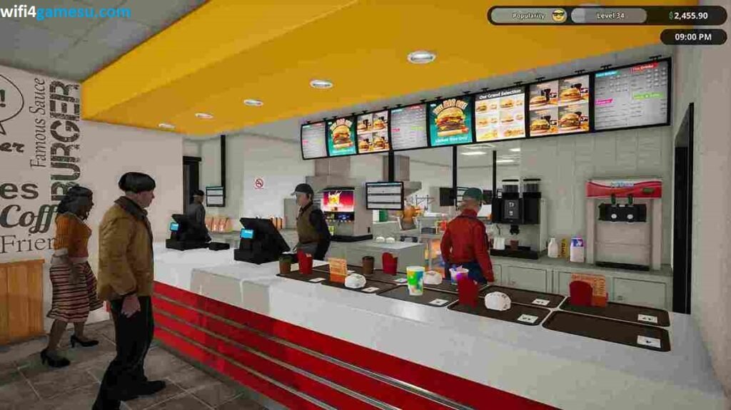 تحميل لعبة Fast Food Simulator للكمبيوتر من ميديا فاير
