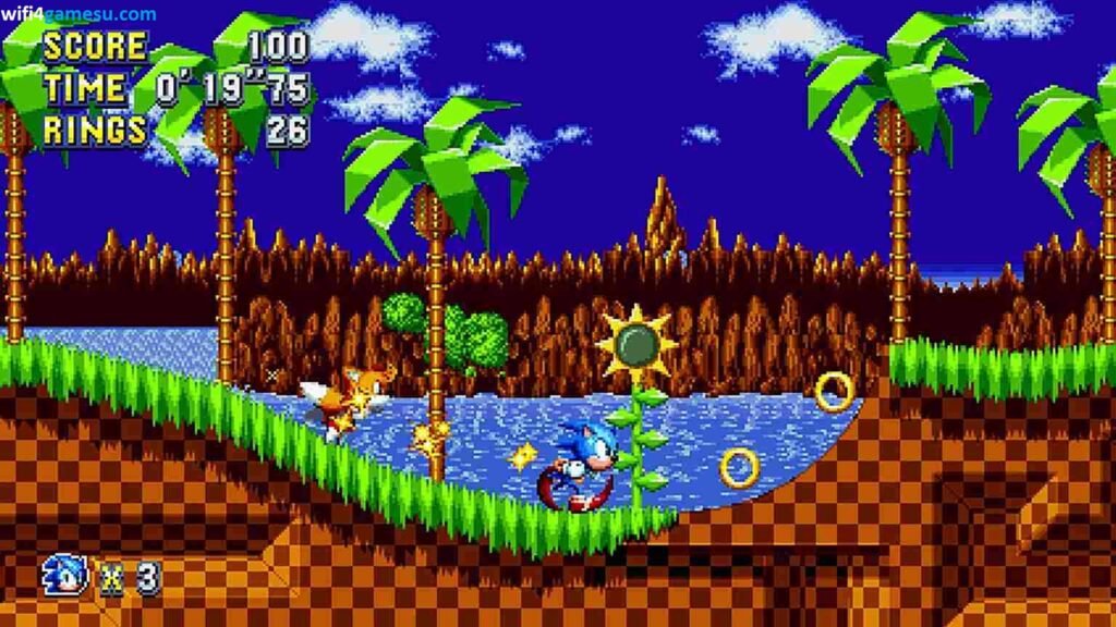 تحميل لعبة Sonic Mania كاملة للكمبيوتر مجانا (v1.06.0503)