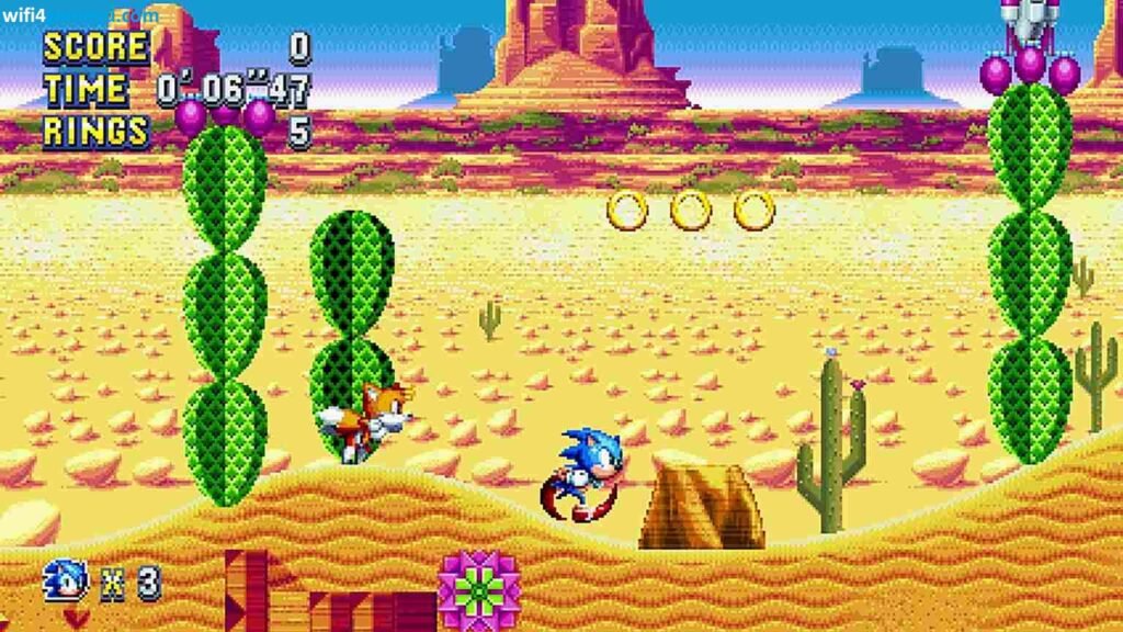 تحميل لعبة Sonic Mania كاملة للكمبيوتر مجانا (v1.06.0503)